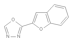 2-(benzofuran-2-yl)-1,3,4-oxadiazole