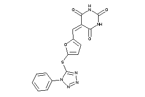 5-[[5-[(1-phenyltetrazol-5-yl)thio]-2-furyl]methylene]barbituric Acid