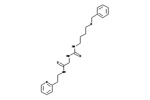 2-(4-benzoxybutylcarbamoylamino)-N-[2-(2-pyridyl)ethyl]acetamide