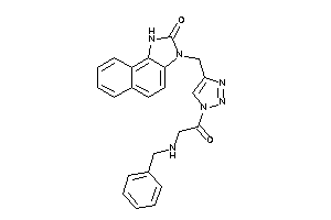 3-[[1-[2-(benzylamino)acetyl]triazol-4-yl]methyl]-1H-benzo[e]benzimidazol-2-one