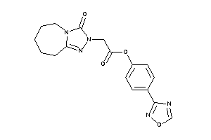 Image of 2-(3-keto-6,7,8,9-tetrahydro-5H-[1,2,4]triazolo[4,3-a]azepin-2-yl)acetic Acid [4-(1,2,4-oxadiazol-3-yl)phenyl] Ester
