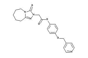 2-(3-keto-6,7,8,9-tetrahydro-5H-[1,2,4]triazolo[4,3-a]azepin-2-yl)acetic Acid [4-(4-pyridylmethoxy)phenyl] Ester