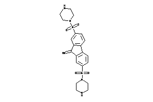 [2,7-bis(piperazinosulfonyl)fluoren-9-ylidene]amine