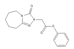 Image of 2-(3-keto-6,7,8,9-tetrahydro-5H-[1,2,4]triazolo[4,3-a]azepin-2-yl)acetic Acid Phenyl Ester