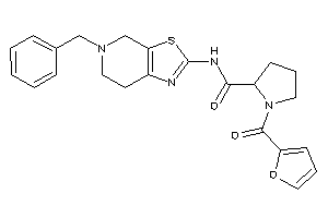 N-(5-benzyl-6,7-dihydro-4H-thiazolo[5,4-c]pyridin-2-yl)-1-(2-furoyl)pyrrolidine-2-carboxamide