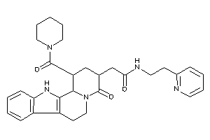 Image of 2-[4-keto-1-(piperidine-1-carbonyl)-2,3,6,7,12,12b-hexahydro-1H-pyrido[2,1-a]$b-carbolin-3-yl]-N-[2-(2-pyridyl)ethyl]acetamide