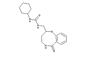 1-cyclohexyl-3-[(6-keto-2,3,4,5-tetrahydro-1,5-benzoxazocin-2-yl)methyl]urea