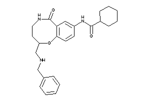 N-[2-[(benzylamino)methyl]-6-keto-2,3,4,5-tetrahydro-1,5-benzoxazocin-8-yl]cyclohexanecarboxamide