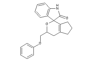 Image of 3-(phenoxymethyl)spiro[4,5,6,7-tetrahydro-3H-cyclopenta[c]pyran-1,3'-indoline]-2'-one