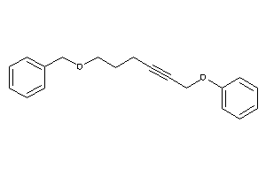 6-benzoxyhex-2-ynoxybenzene