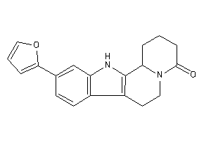 Image of 10-(2-furyl)-2,3,6,7,12,12b-hexahydro-1H-pyrido[2,1-a]$b-carbolin-4-one