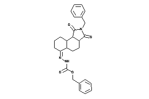 Image of N-[(2-benzyl-1,3-diketo-4,5,5a,7,8,9,9a,9b-octahydro-3aH-benzo[e]isoindol-6-ylidene)amino]carbamic Acid Benzyl Ester