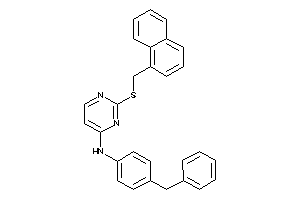 (4-benzylphenyl)-[2-(1-naphthylmethylthio)pyrimidin-4-yl]amine