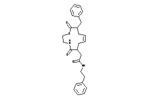 2-(6-benzyl-7,12-diketo-8-oxa-11-azacyclododec-3-en-1-yl)-N-phenethyl-acetamide