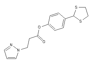Image of 3-pyrazol-1-ylpropionic Acid [4-(1,3-dithiolan-2-yl)phenyl] Ester