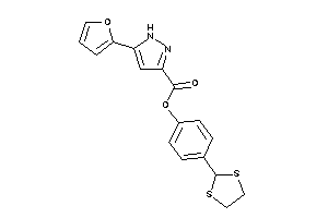 Image of 5-(2-furyl)-1H-pyrazole-3-carboxylic Acid [4-(1,3-dithiolan-2-yl)phenyl] Ester