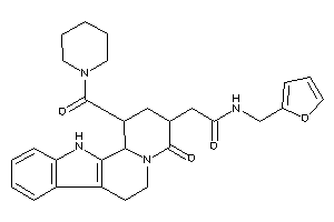 N-(2-furfuryl)-2-[4-keto-1-(piperidine-1-carbonyl)-2,3,6,7,12,12b-hexahydro-1H-pyrido[2,1-a]$b-carbolin-3-yl]acetamide