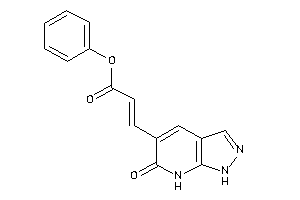 Image of 3-(6-keto-1,7-dihydropyrazolo[3,4-b]pyridin-5-yl)acrylic Acid Phenyl Ester