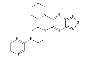 6-piperidino-5-(4-pyrazin-2-ylpiperazino)furazano[3,4-b]pyrazine