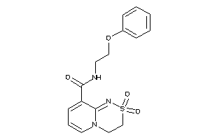 2,2-diketo-N-(2-phenoxyethyl)-3,4-dihydropyrido[2,1-c][1,2,4]thiadiazine-9-carboxamide