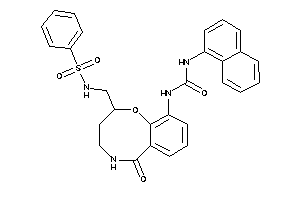 Image of 1-[2-(benzenesulfonamidomethyl)-6-keto-2,3,4,5-tetrahydro-1,5-benzoxazocin-10-yl]-3-(1-naphthyl)urea