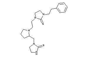 Image of 1-phenethyl-3-[2-[2-[(2-thioxoimidazolidin-1-yl)methyl]pyrrolidino]ethyl]imidazolidine-2-thione