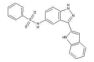 N-[3-(1H-indol-2-yl)-1H-indazol-5-yl]benzenesulfonamide
