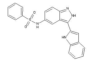 N-[3-(1H-indol-2-yl)-2H-indazol-5-yl]benzenesulfonamide