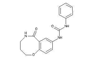 1-(6-keto-2,3,4,5-tetrahydro-1,5-benzoxazocin-8-yl)-3-phenyl-urea