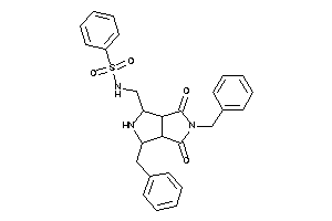 N-[(3,5-dibenzyl-4,6-diketo-2,3,3a,6a-tetrahydro-1H-pyrrolo[3,4-c]pyrrol-1-yl)methyl]benzenesulfonamide