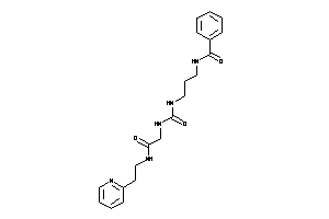N-[3-[[2-keto-2-[2-(2-pyridyl)ethylamino]ethyl]carbamoylamino]propyl]benzamide