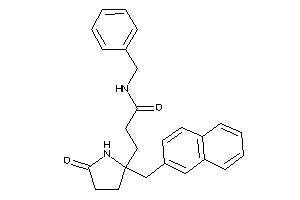 N-benzyl-3-[5-keto-2-(2-naphthylmethyl)pyrrolidin-2-yl]propionamide