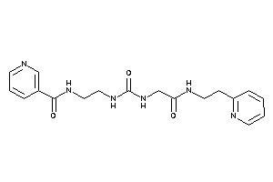 Image of N-[2-[[2-keto-2-[2-(2-pyridyl)ethylamino]ethyl]carbamoylamino]ethyl]nicotinamide