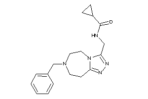N-[(7-benzyl-5,6,8,9-tetrahydro-[1,2,4]triazolo[3,4-g][1,4]diazepin-3-yl)methyl]cyclopropanecarboxamide
