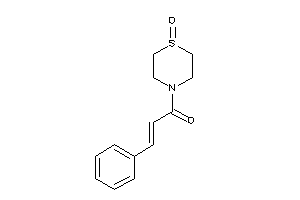 1-(1-keto-1,4-thiazinan-4-yl)-3-phenyl-prop-2-en-1-one