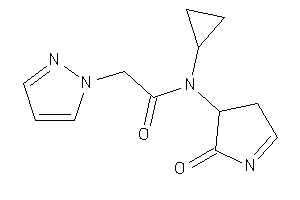 N-cyclopropyl-N-(2-keto-1-pyrrolin-3-yl)-2-pyrazol-1-yl-acetamide