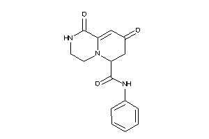 1,8-diketo-N-phenyl-3,4,6,7-tetrahydro-2H-pyrido[1,2-a]pyrazine-6-carboxamide