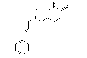 6-cinnamyl-1,3,4,4a,5,7,8,8a-octahydro-1,6-naphthyridin-2-one