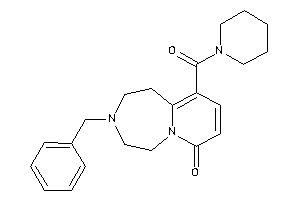 3-benzyl-10-(piperidine-1-carbonyl)-1,2,4,5-tetrahydropyrido[2,1-g][1,4]diazepin-7-one