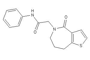 2-(4-keto-7,8-dihydro-6H-thieno[3,2-c]azepin-5-yl)-N-phenyl-acetamide