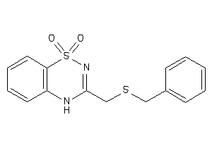 3-[(benzylthio)methyl]-4H-benzo[e][1,2,4]thiadiazine 1,1-dioxide