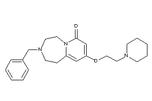 3-benzyl-9-(2-piperidinoethoxy)-1,2,4,5-tetrahydropyrido[2,1-g][1,4]diazepin-7-one
