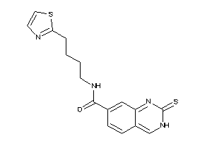 N-(4-thiazol-2-ylbutyl)-2-thioxo-3H-quinazoline-7-carboxamide