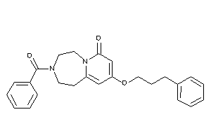 3-benzoyl-9-(3-phenylpropoxy)-1,2,4,5-tetrahydropyrido[2,1-g][1,4]diazepin-7-one