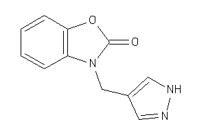 3-(1H-pyrazol-4-ylmethyl)-1,3-benzoxazol-2-one