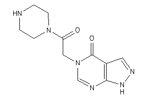 5-(2-keto-2-piperazino-ethyl)-1H-pyrazolo[3,4-d]pyrimidin-4-one