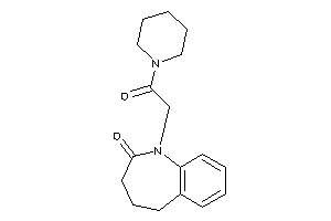 1-(2-keto-2-piperidino-ethyl)-4,5-dihydro-3H-1-benzazepin-2-one