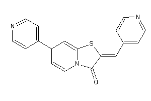 Image of 7-(4-pyridyl)-2-(4-pyridylmethylene)-7H-thiazolo[3,2-a]pyridin-3-one