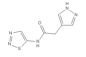 2-(1H-pyrazol-4-yl)-N-(thiadiazol-5-yl)acetamide
