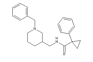 Image of N-[(1-benzyl-3-piperidyl)methyl]-1-phenyl-cyclopropanecarboxamide